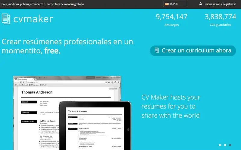 curriculum vitae online