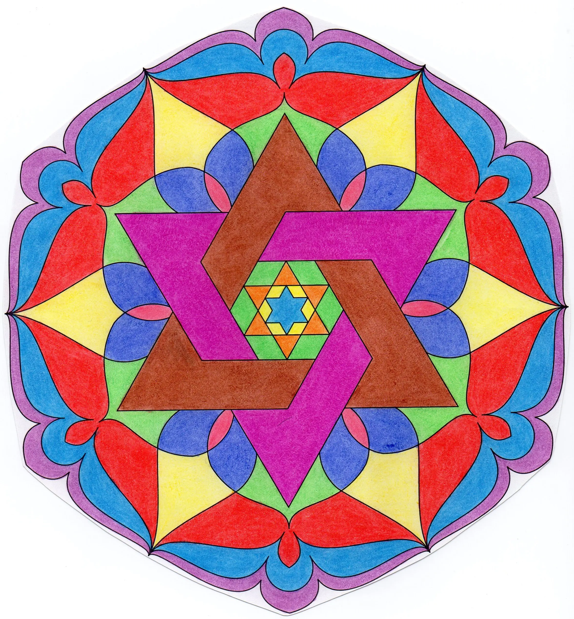MANDALA Mar estrellado