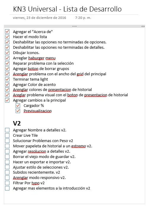 Desarrolle la App "KN3 Universal" y te lo muestro!
