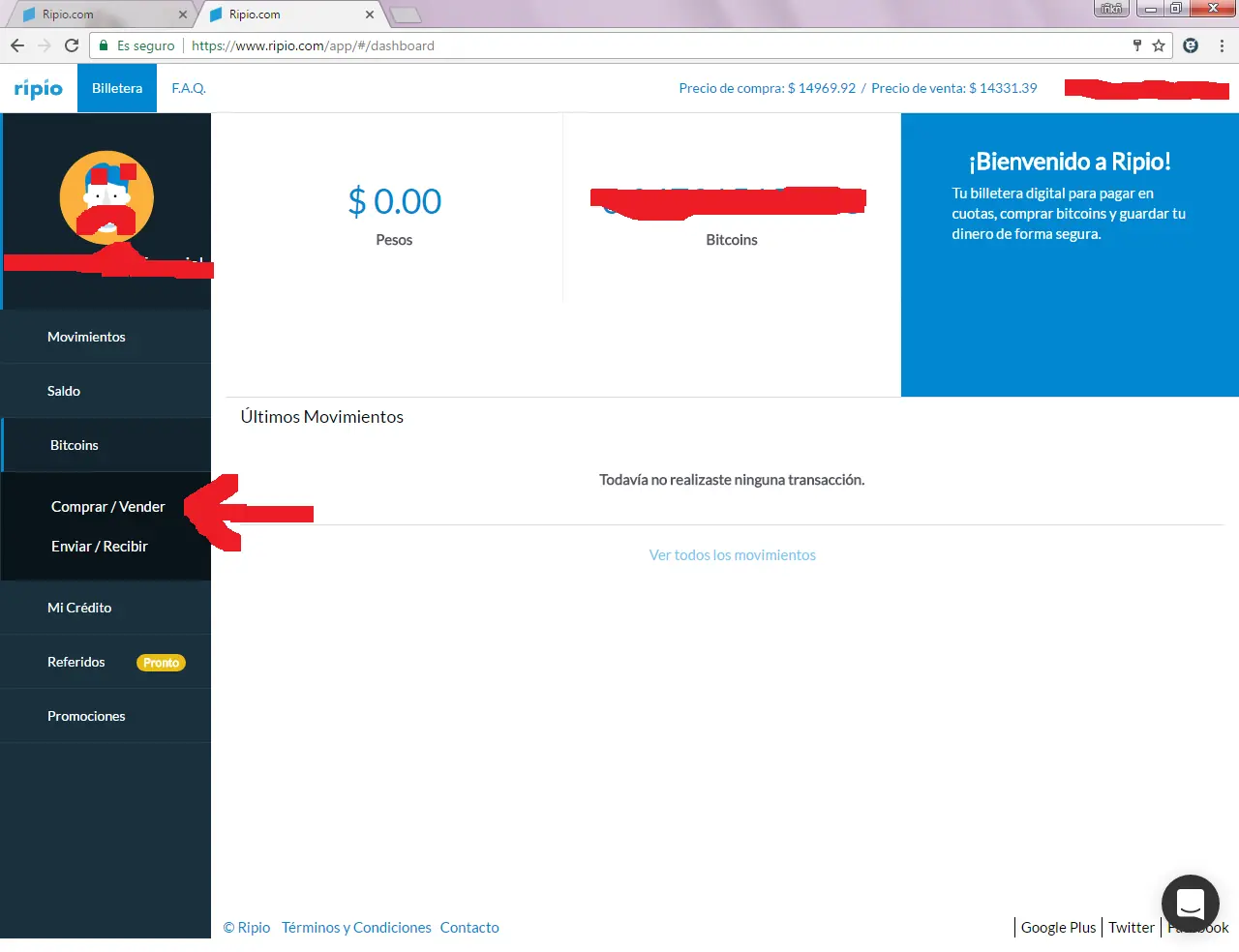 Como cobrar tus bitcoins directamente en Efectivo!