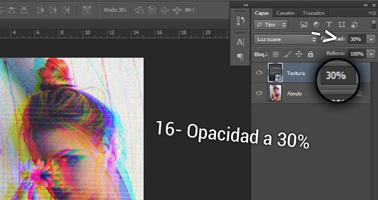 Photoshop Hacer Efecto VHS