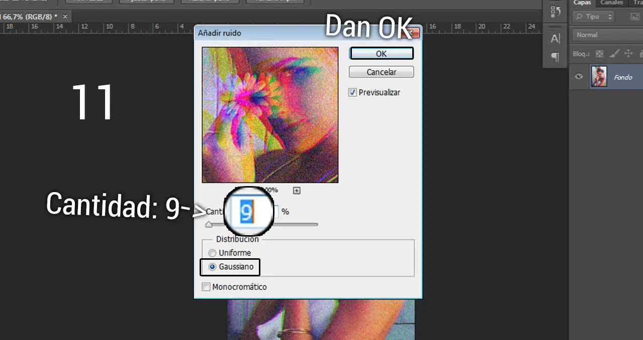 Photoshop Hacer Efecto VHS