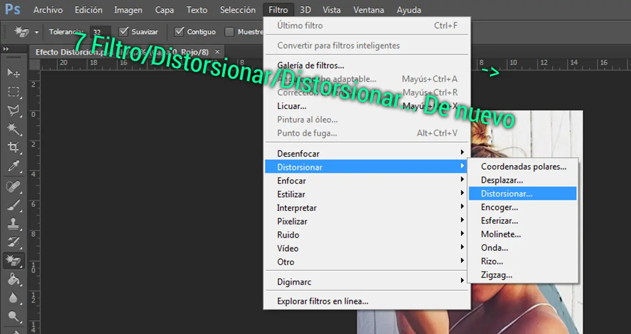 Photoshop aprende a hacer efecto paso a paso