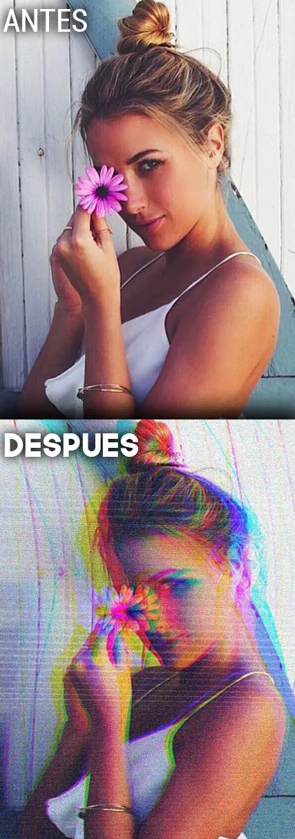 Photoshop Hacer Efecto VHS