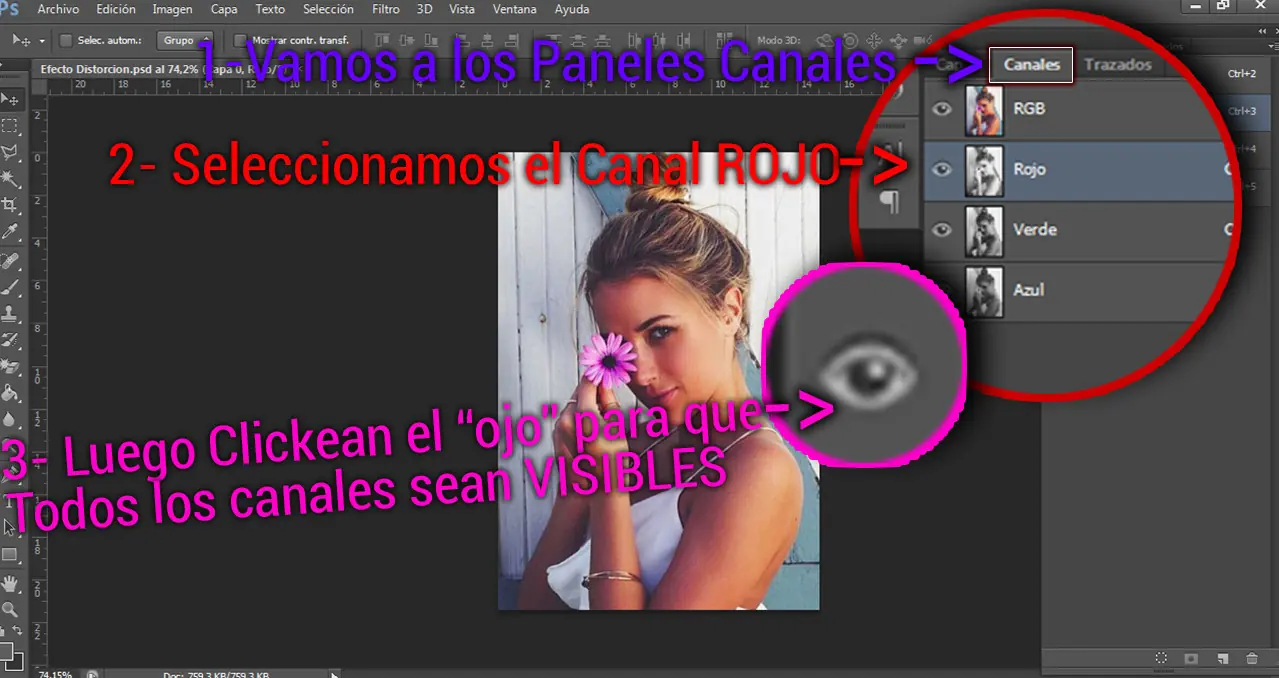 Photoshop Hacer Efecto Glitch