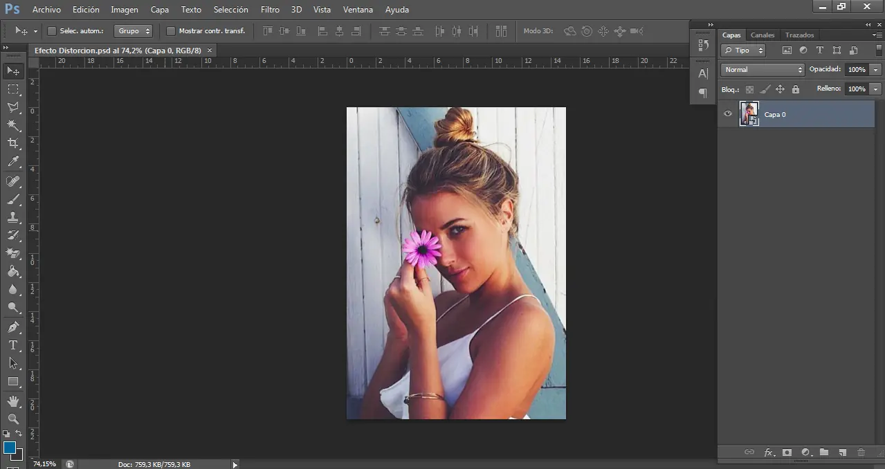 Photoshop aprende a hacer efecto paso a paso