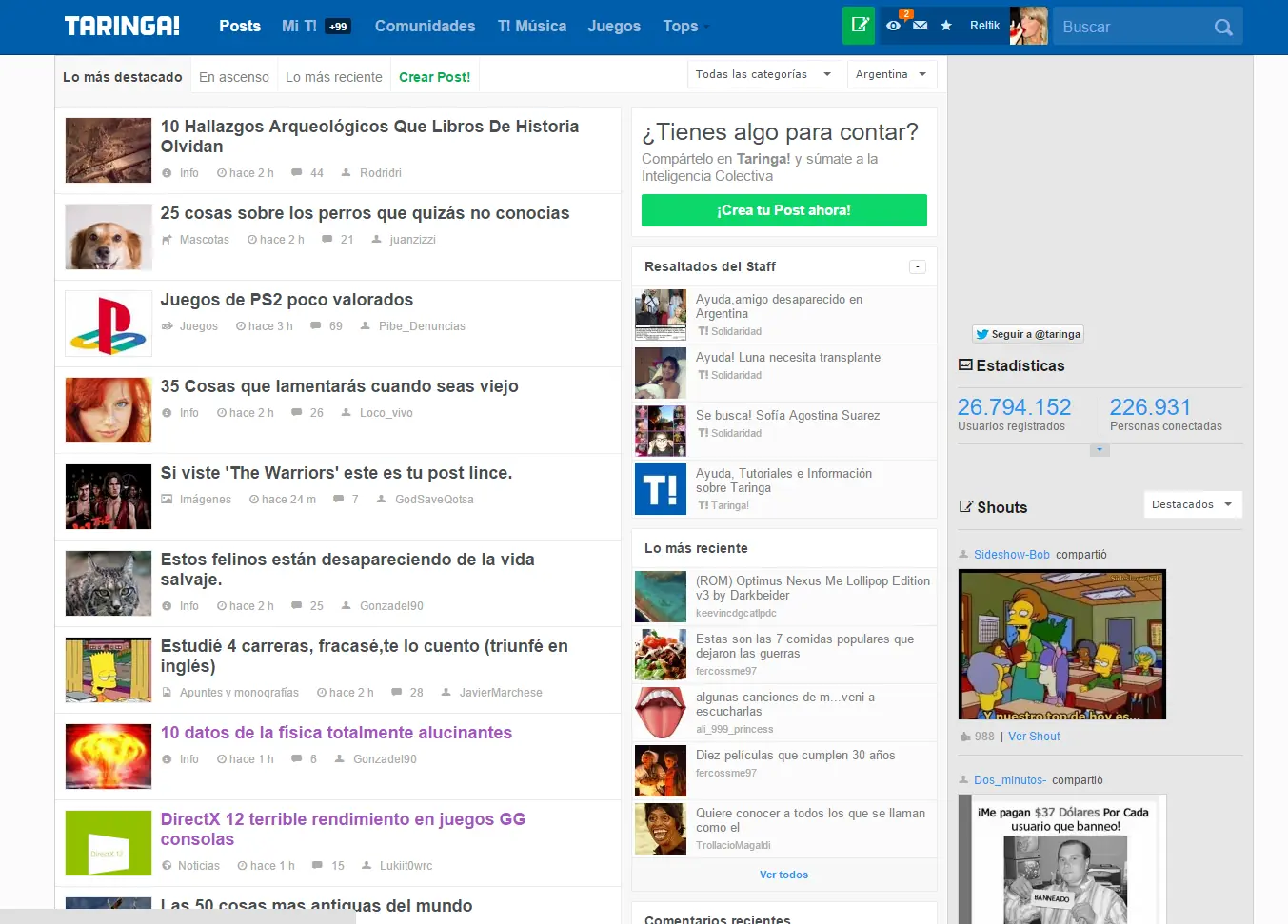 Queres ser mod en Taringa? Entra! [7 pasos c/fotos]