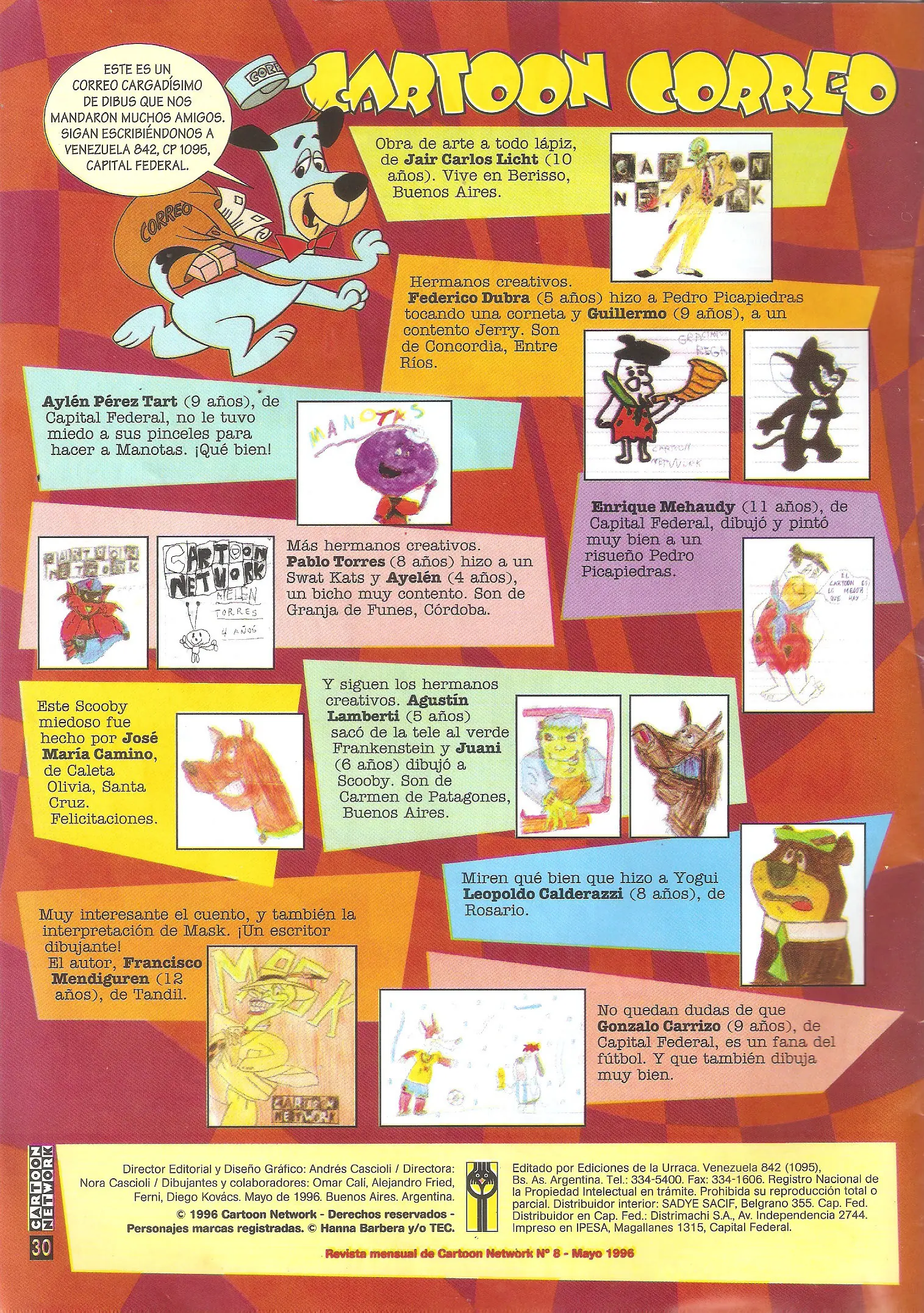 Cartoon network la revista año 1 número 8
