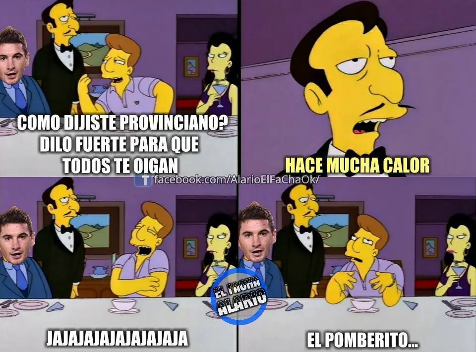 Porteños vs Provincianos (Memes de los simpsons)