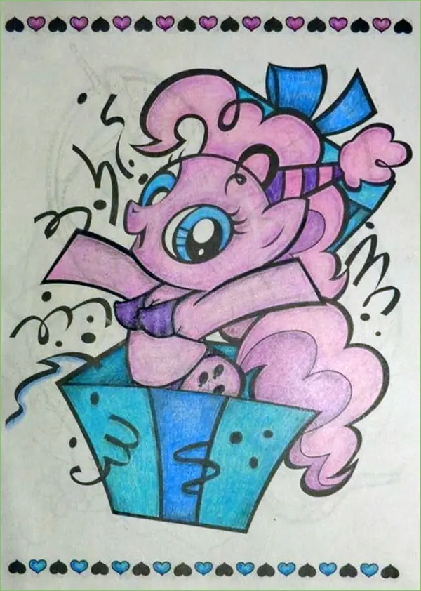 Dibujos de niños coloreados por profesionales? Parte 2
