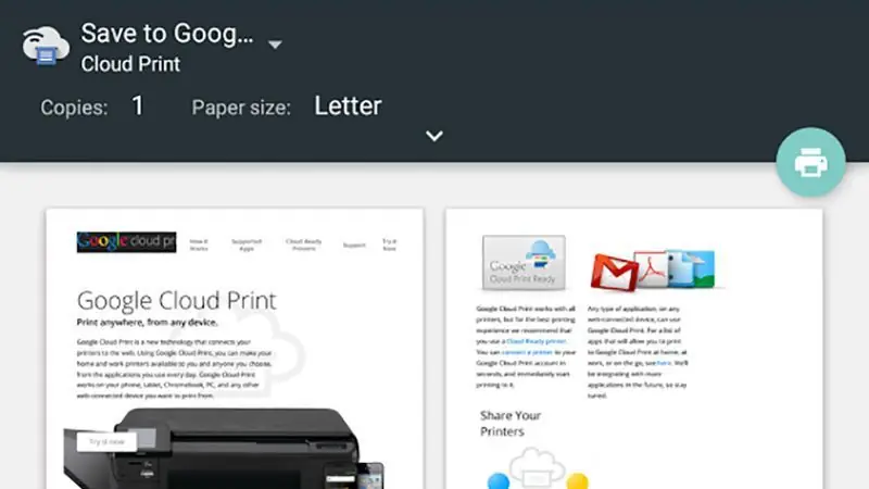 como imprimir desde la nube