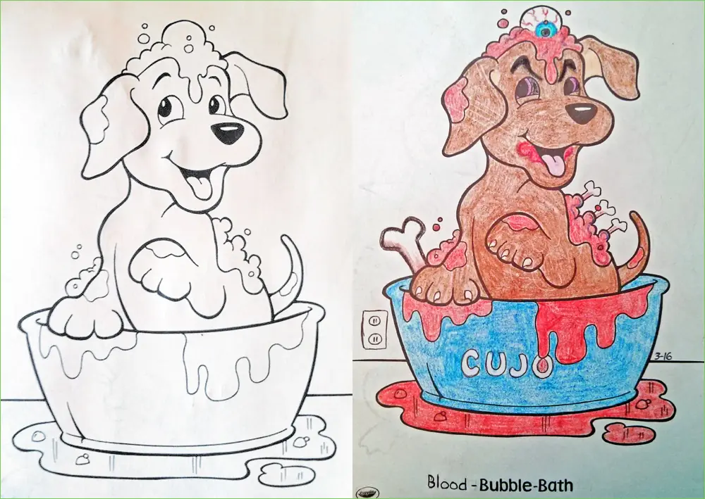 Dibujos de niños coloreados por profesionales? Parte 2