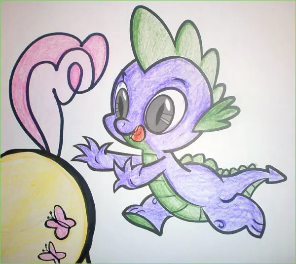 Dibujos de niños coloreados por profesionales? Parte 2