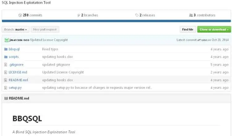 ¿Como hacer facilmente injeccion de blind sql con bbqsql?