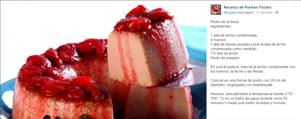 Recetas para Postres