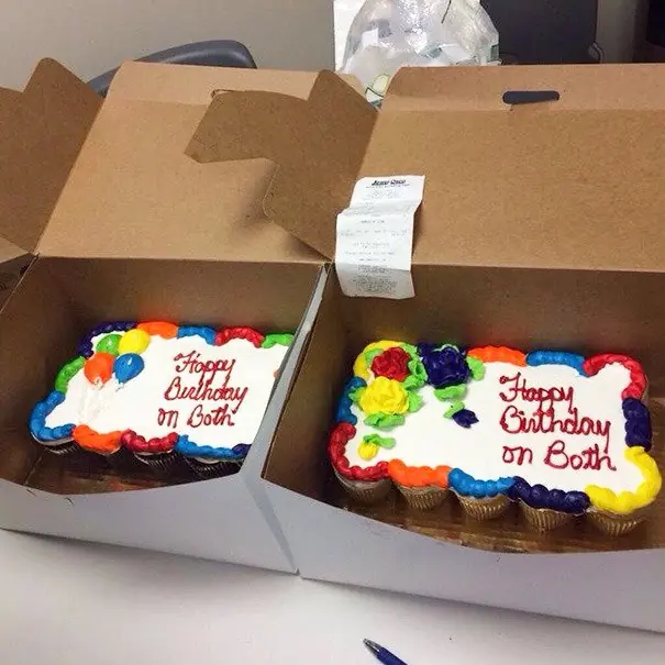 Pasteleros que decoraron la torta muy literalmente