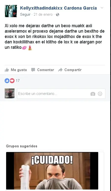 me dejo muy ciego