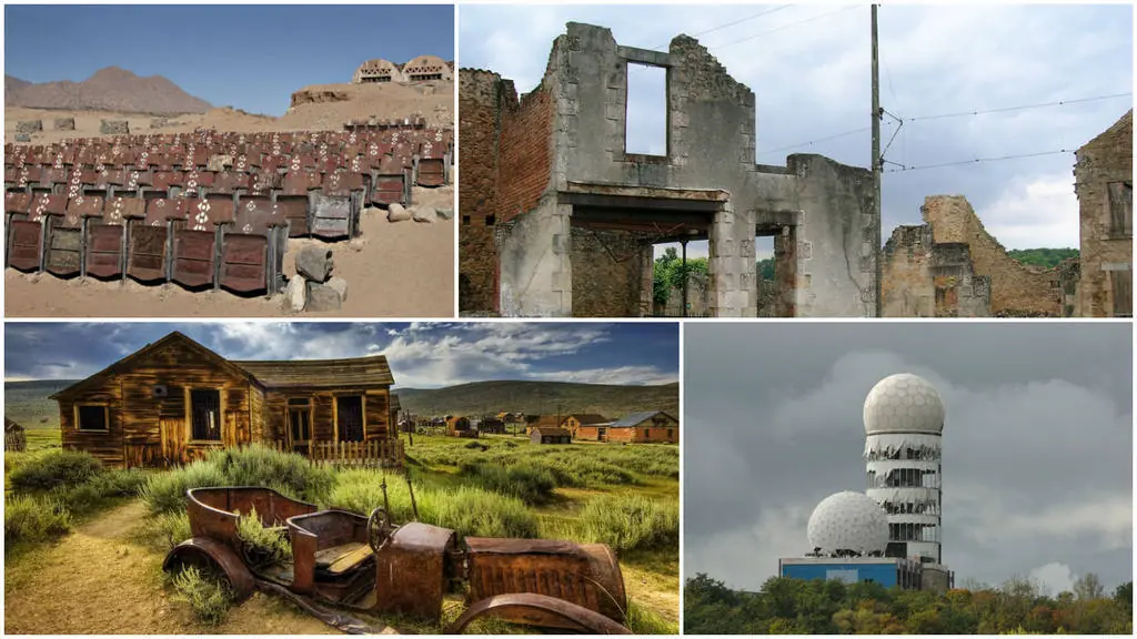Misteriosos lugares que alguna vez estuvieron llenos de vida