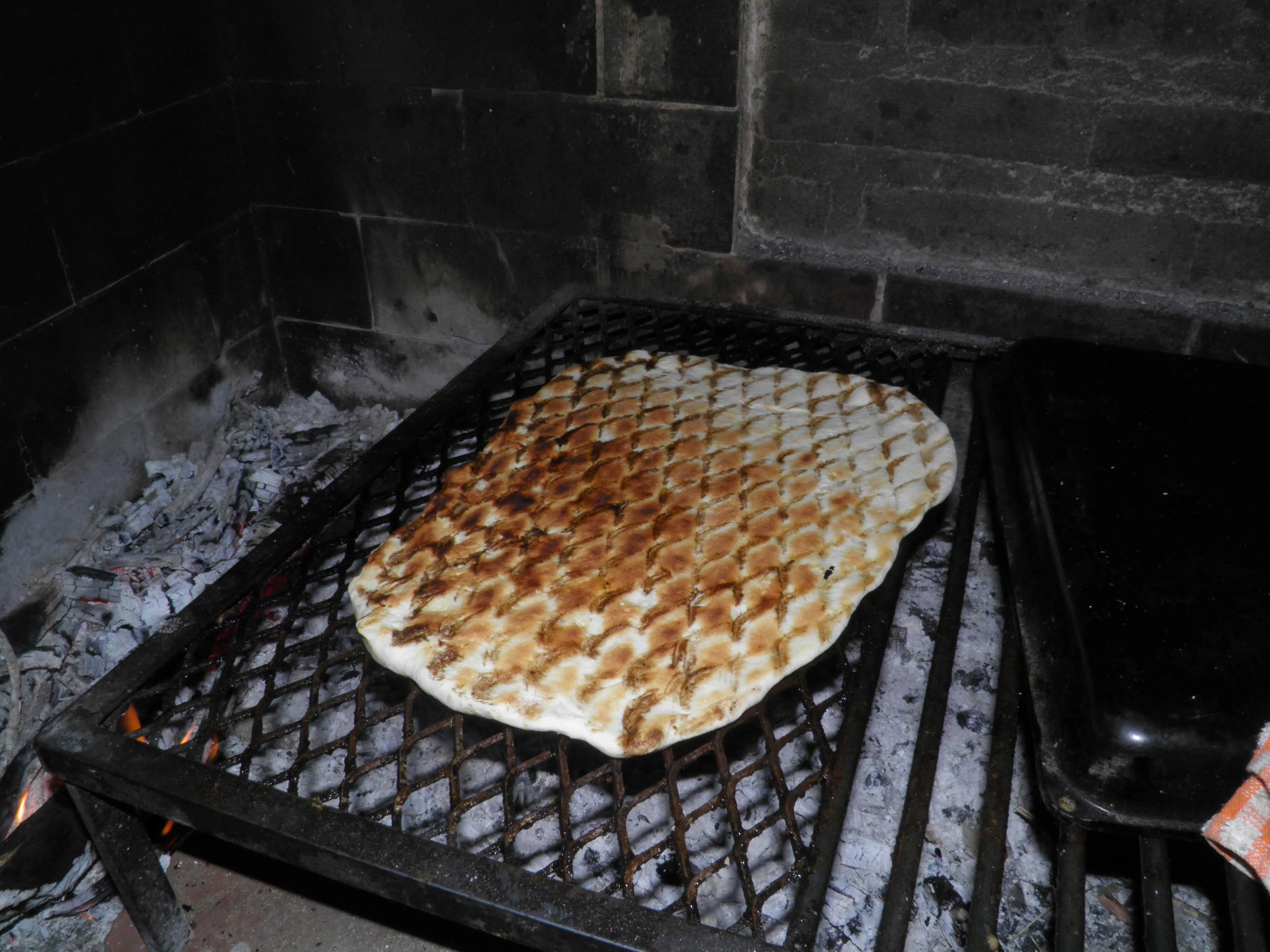 pizza a la parrilla