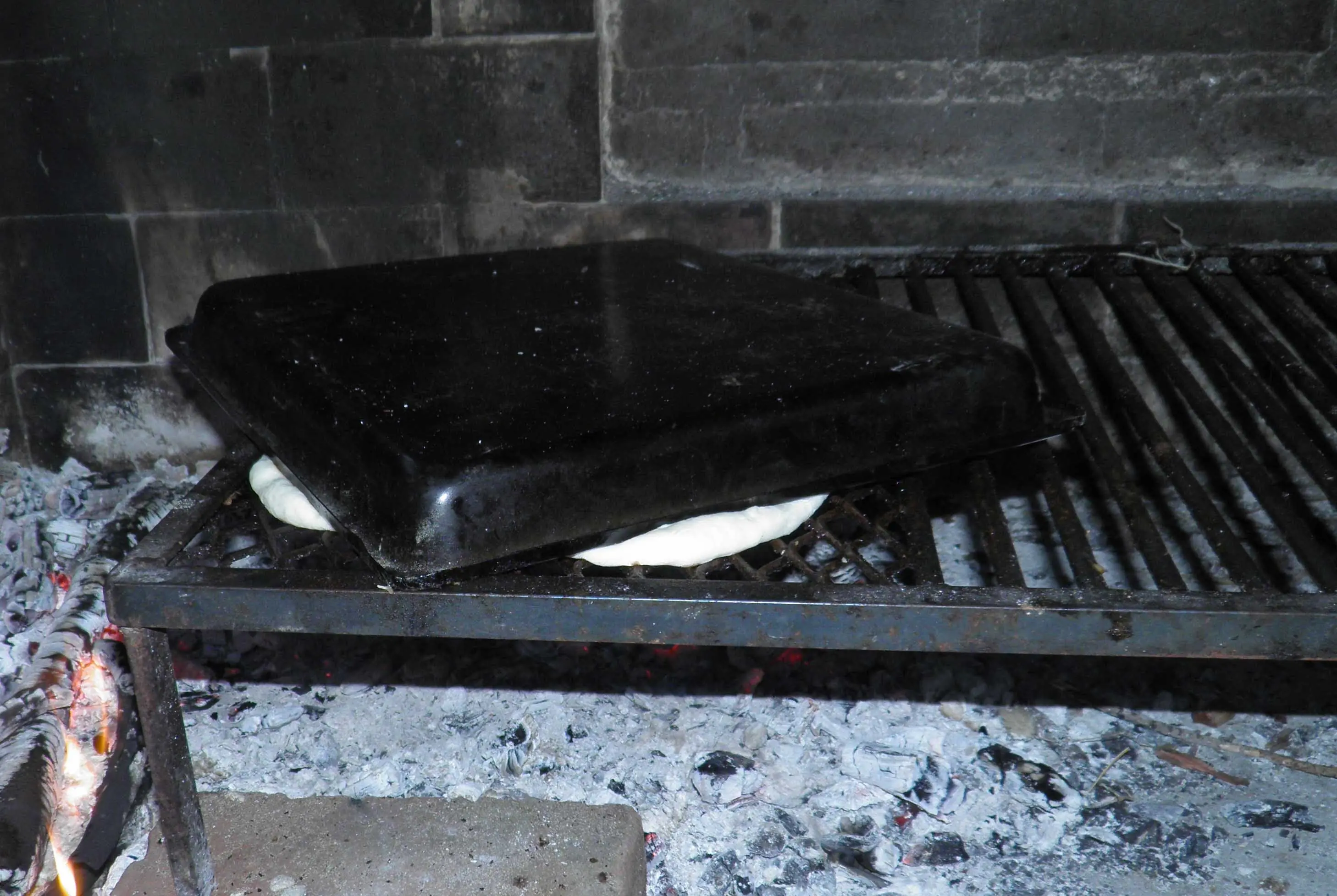 pizza a la parrilla fotoreceta