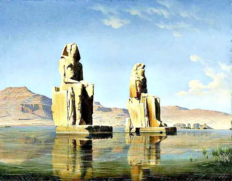 La milenaria leyenda de los colosos de Memnon