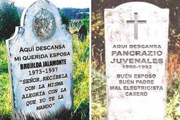 epitafios dedicatorias