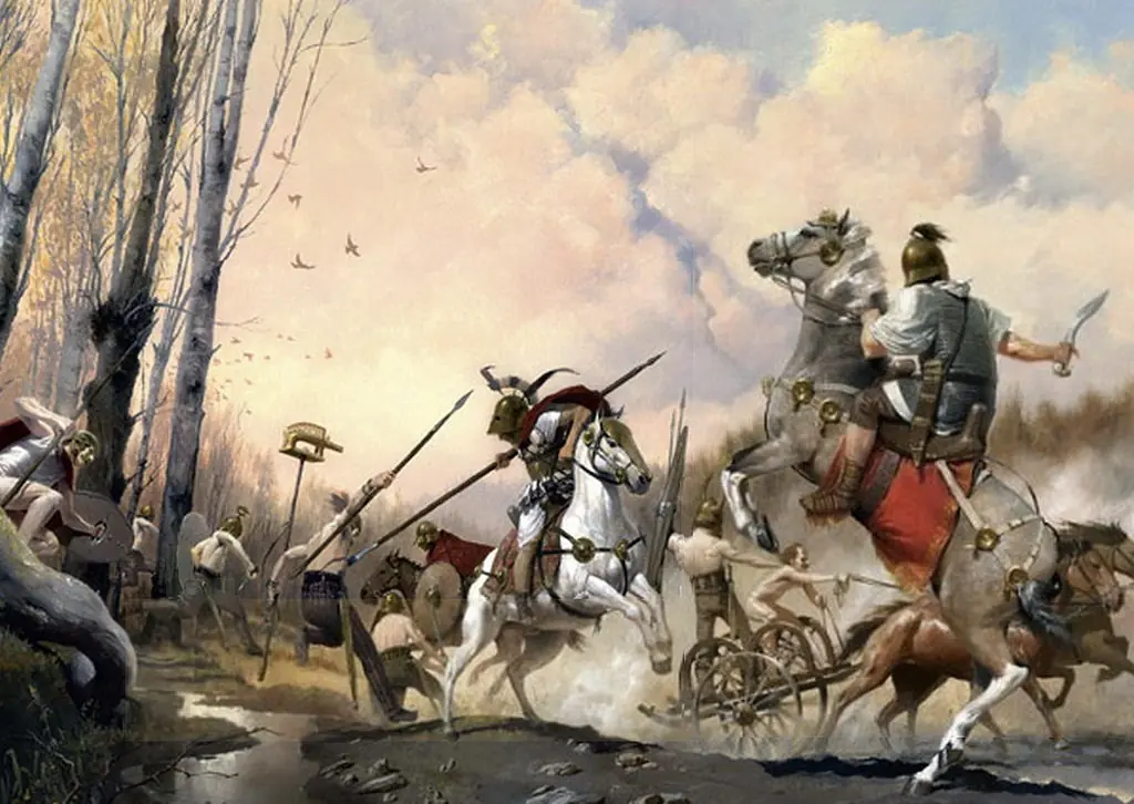 Las guerras contra galos, etruscos y ligures!