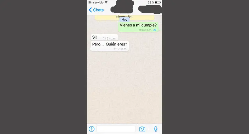 9 conversaciones de WhatsApp con el número equivocado