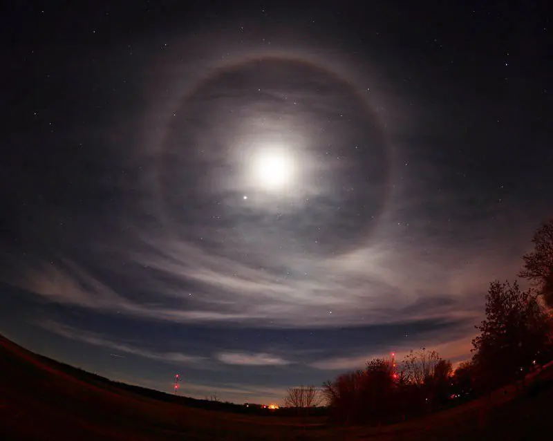 Halos de Sol y Luna