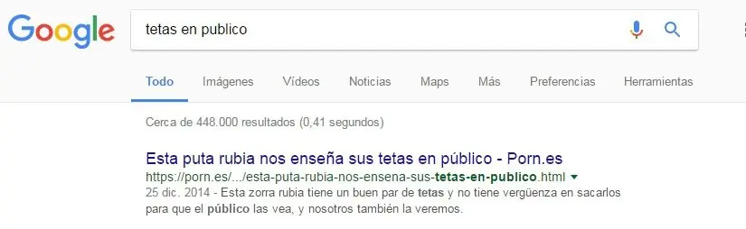 Googlee "Tetas en público" y el machismo no se hizo esperar