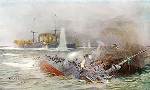Batalla de las Malvinas, la incursión Alemana