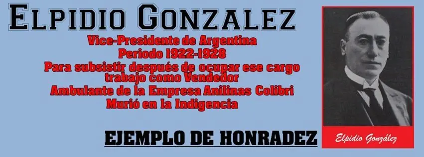Lección para todos los argentinos: Elpidio Gonzalez