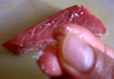 lomo de atun con verduras