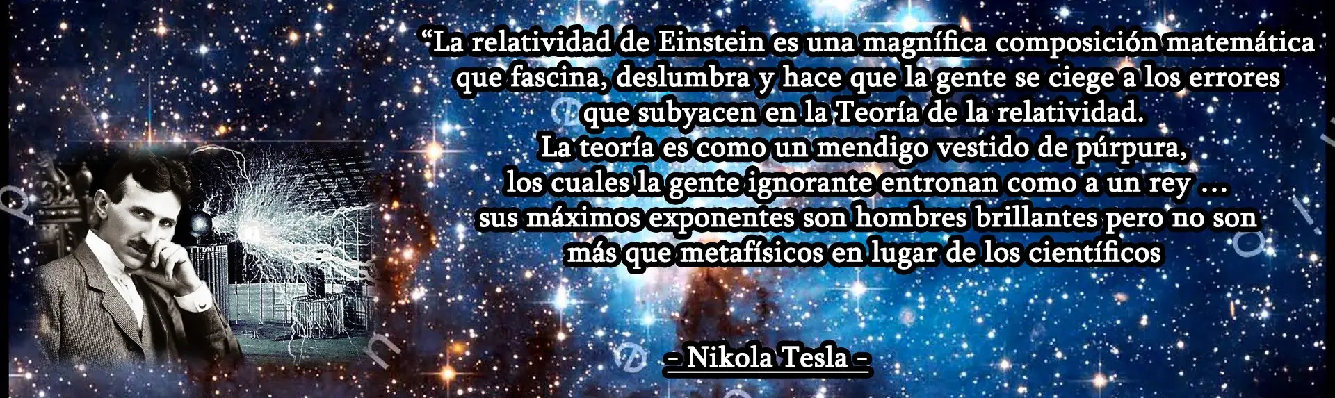 Mi opinion a la relatividad de Eistein