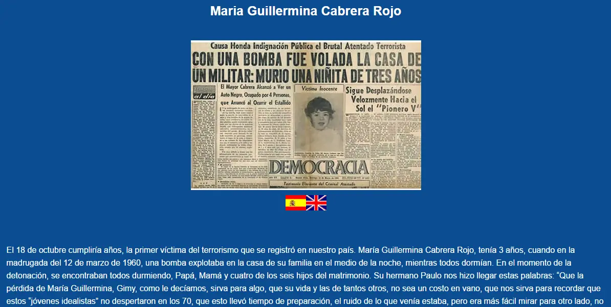 Hagamos top a las victimas de Montoneros,guerrilleros...