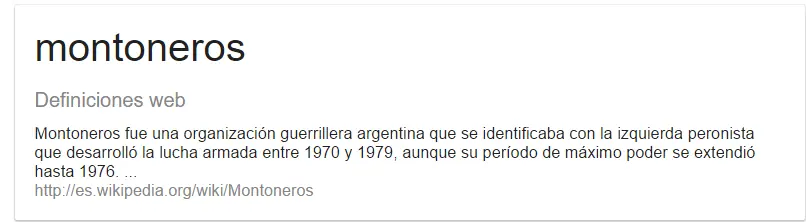 Hagamos top a las victimas de Montoneros,guerrilleros...