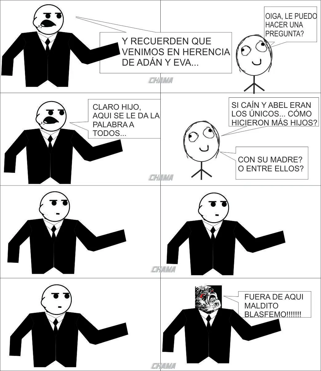 10 imágenes de blasfemias divertidas e inteligentes.