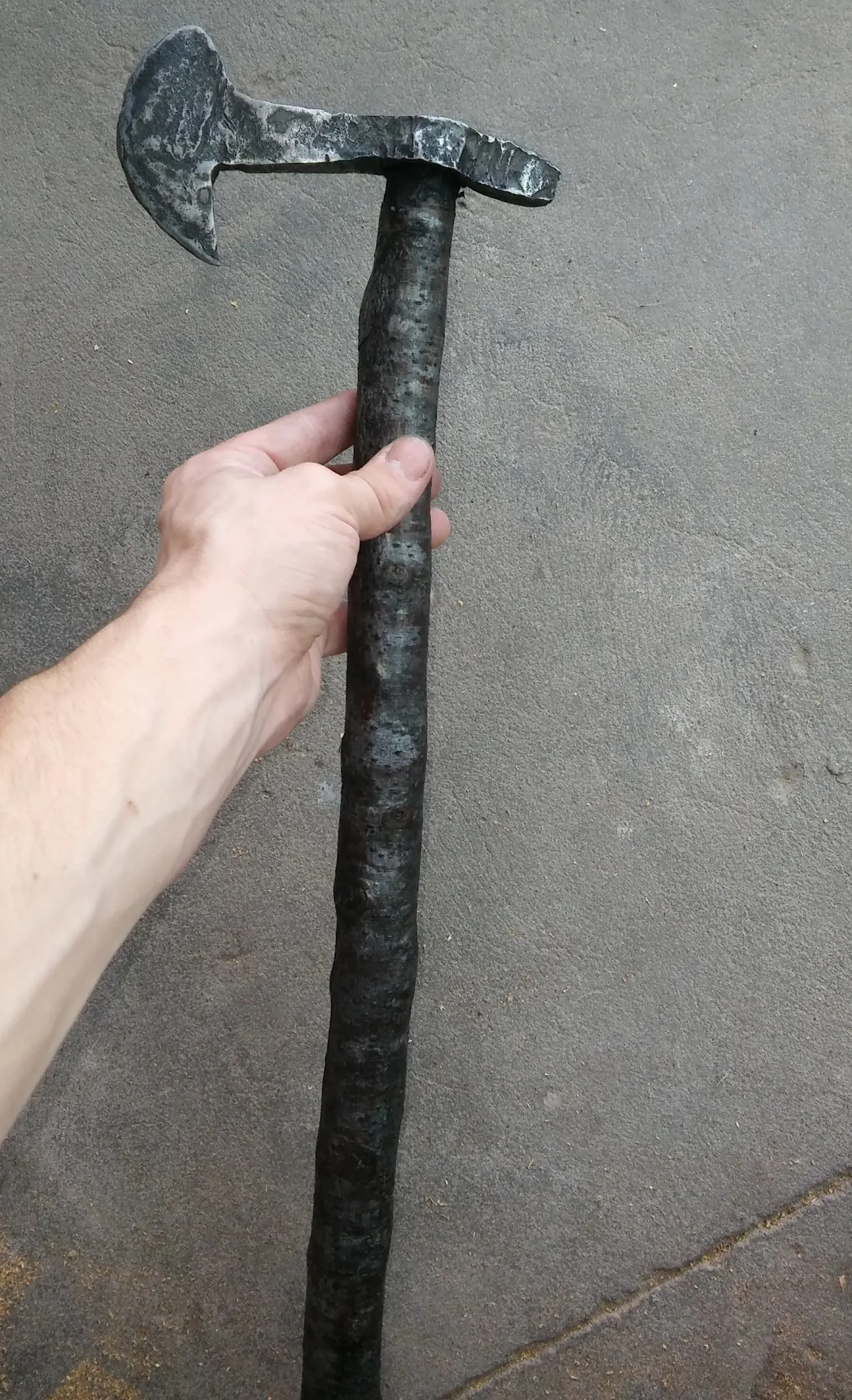 Forje una hacha vikinga y te la muestro + proceso
