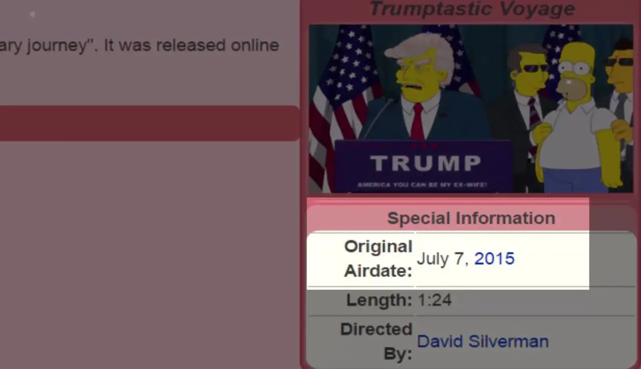 Desmintiendo las predicciones de Los Simpsons con pruebas