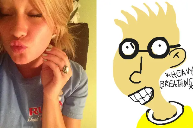 ¡Morir de risa! Con estas selfies hechas caricatura.