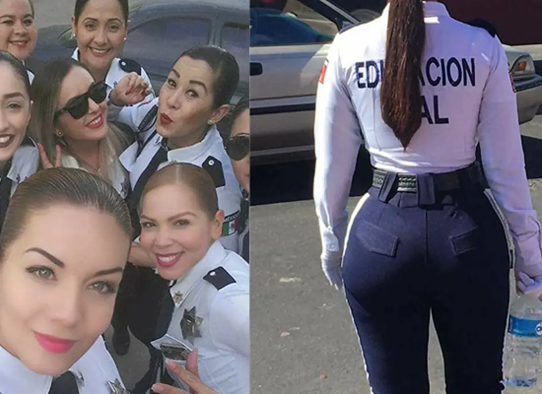 Sensual y Nalgona Policia Vial Mexicana causa furor