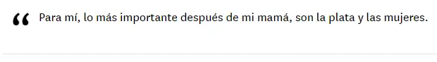 Conocé algunas frases del sicario enfermo
