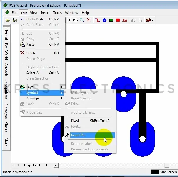 COMPONENTE EN PCB WIZARD
