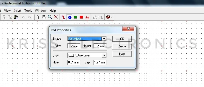 COMPONENTE EN PCB WIZARD