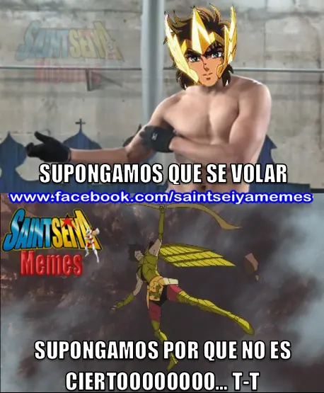 Memes de Caballeros del Zodiaco