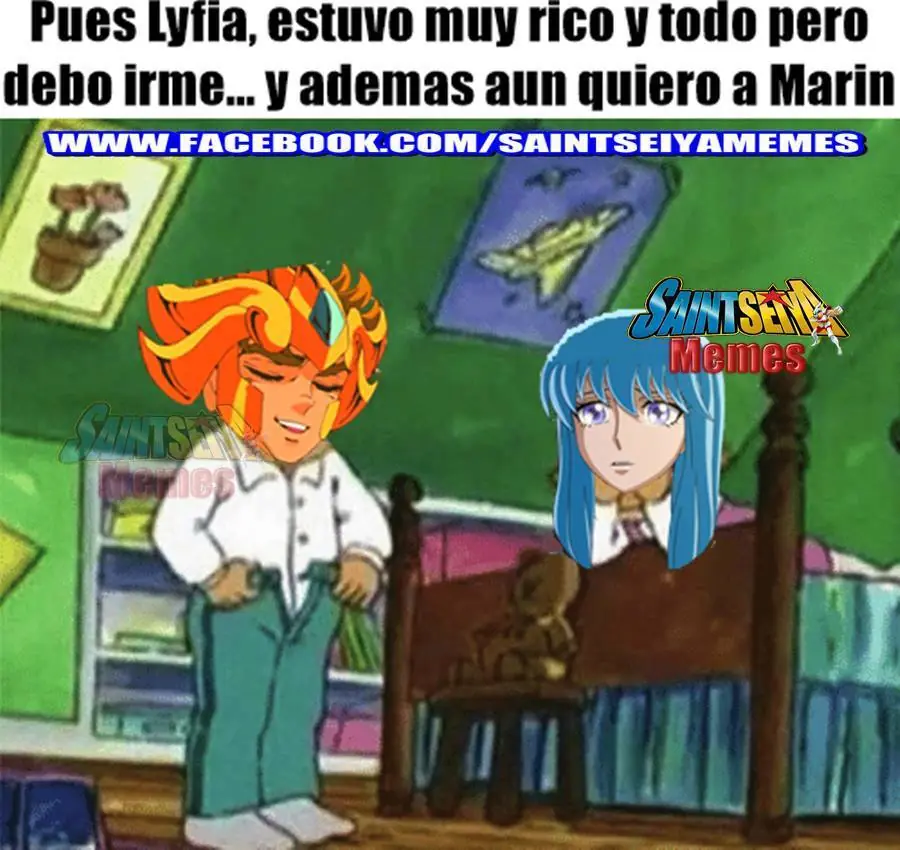Memes de Caballeros del Zodiaco