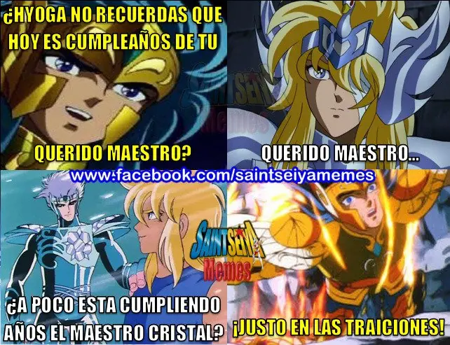 Memes de Caballeros del Zodiaco