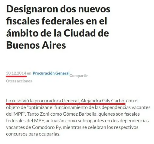 El fiscal que imputó a Macri es militante Kirchnerista.
