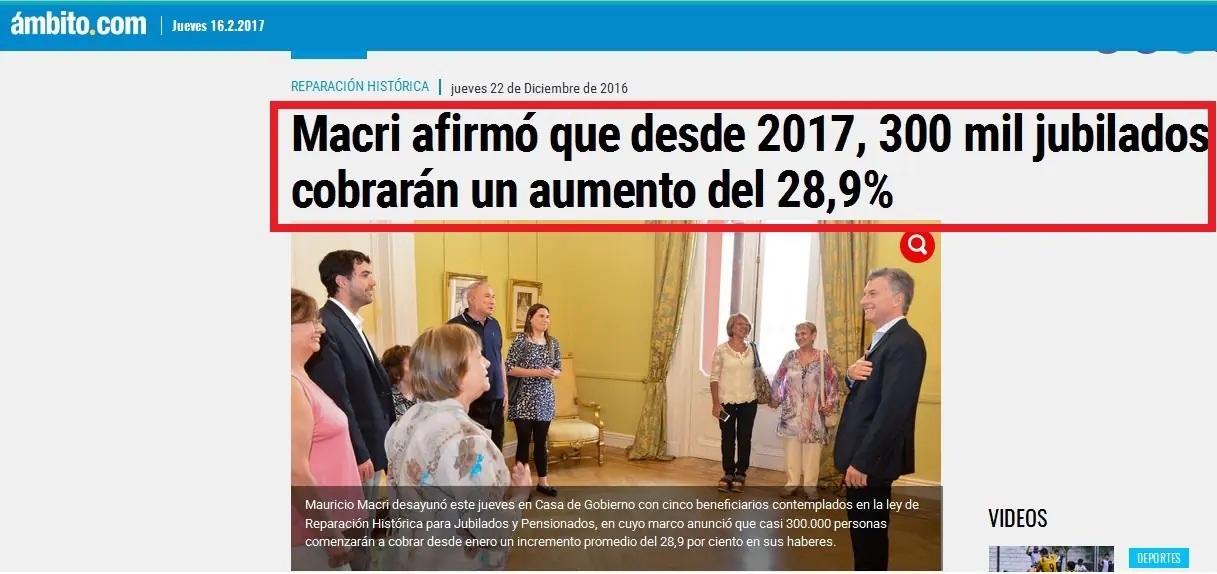 jubilaciones