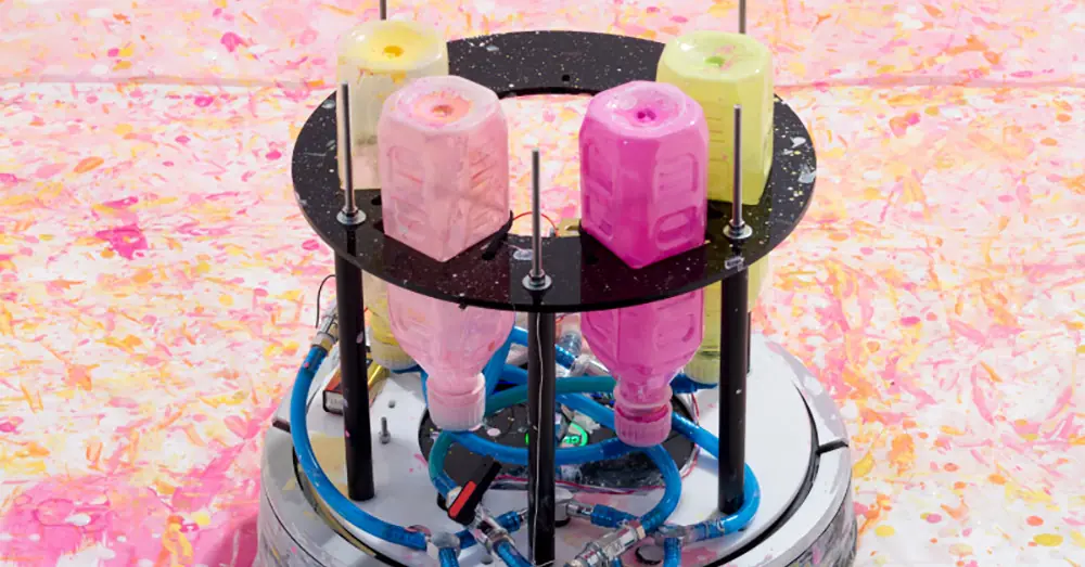 Hay un roomba capaz de pintar cuadros como Jackson Pollock